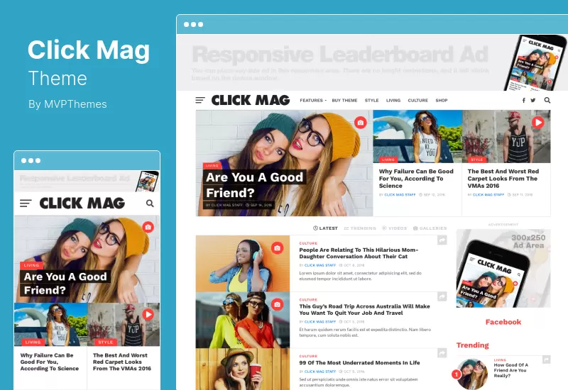 Click Mag Theme - Viral WordPress Blog Theme