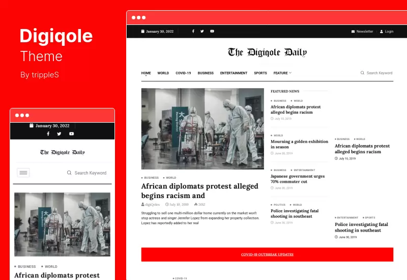 Digiqole Theme - News Magazine WordPress Theme