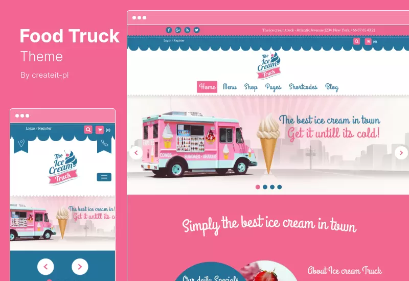 Food Truck Theme - Food Truck & Restaurant WordPress Theme