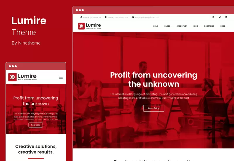 Lumire Theme - Responsive Business WordPress Theme