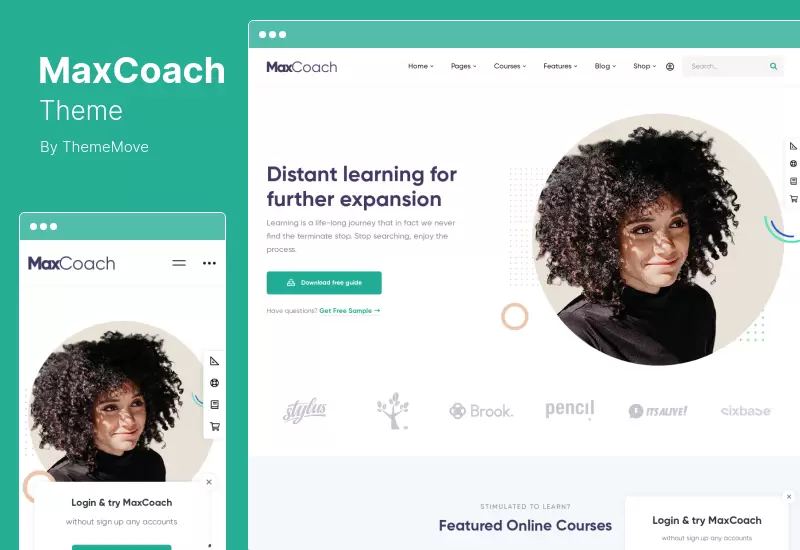 MaxCoach Theme - Online Courses, Personal Coaching  Education WordPress Theme
