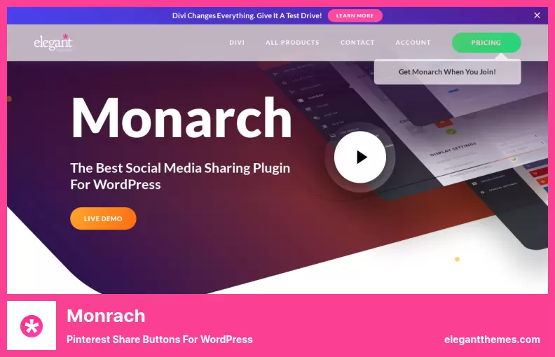 Monrach Plugin - Pinterest Share Buttons for WordPress