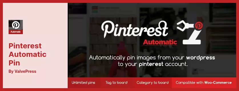 6 Best WordPress Pinterest Plugins 2023 Free Paid BetterStudio   Pinterest Automatic Pin Automatic WordPress Posts For Pinterest ValvePress.webp