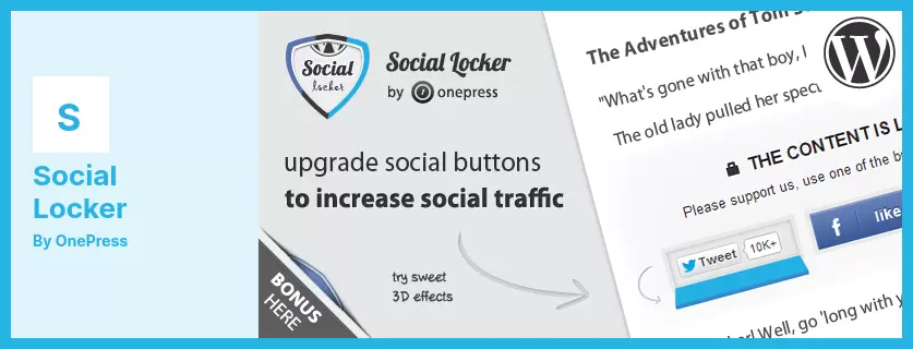 Social Locker Plugin - WordPress Social Locker