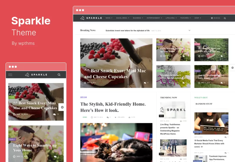 Sparkle Theme - Outstanding Magazine WordPress Theme