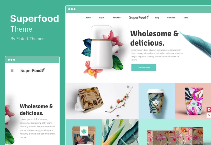 Superfood Theme - Organic Food Products WordPress Theme