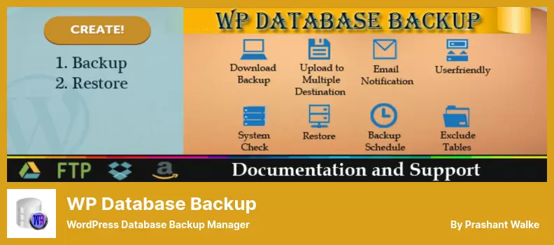 WP Database Backup Plugin - WordPress Database Backup Manager
