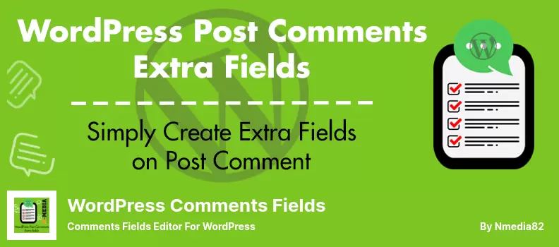 WordPress Comments Fields Plugin - Comments Fields Editor For WordPress