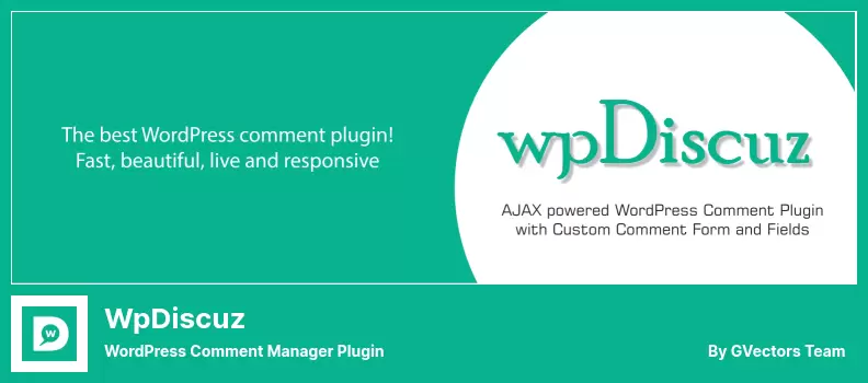 wpDiscuz Plugin - WordPress Comment Manager Plugin