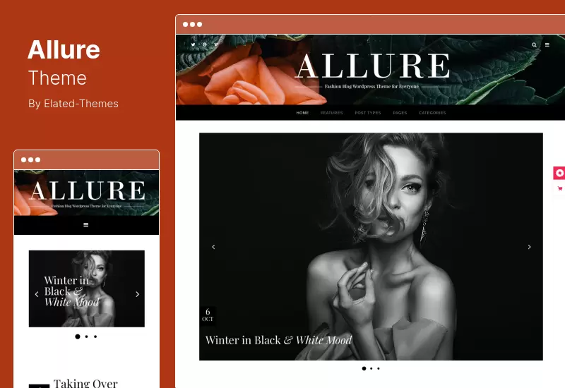 Allure Theme - Beauty Fashion Blog WordPress Theme