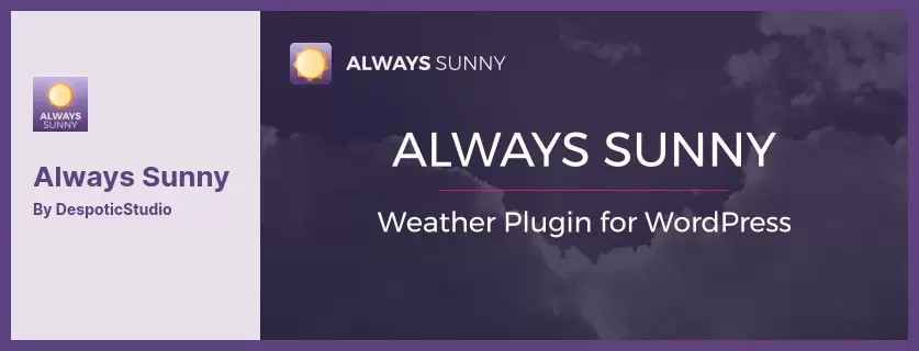 Always Sunny Plugin - WordPress Weather Widget and Shortcode