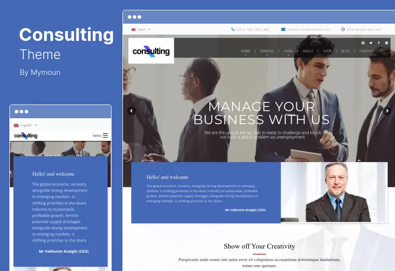 Consulting Theme - Corporate Business WordPress Theme