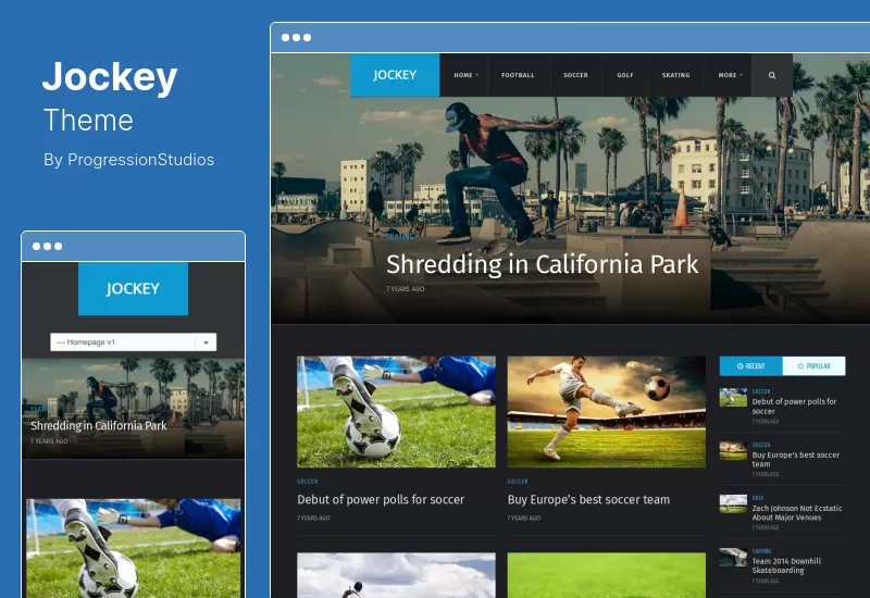 Jockey Theme - Sports Magazine News WordPress Theme