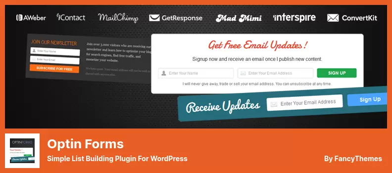 Optin Forms Plugin - Simple List Building Plugin for WordPress