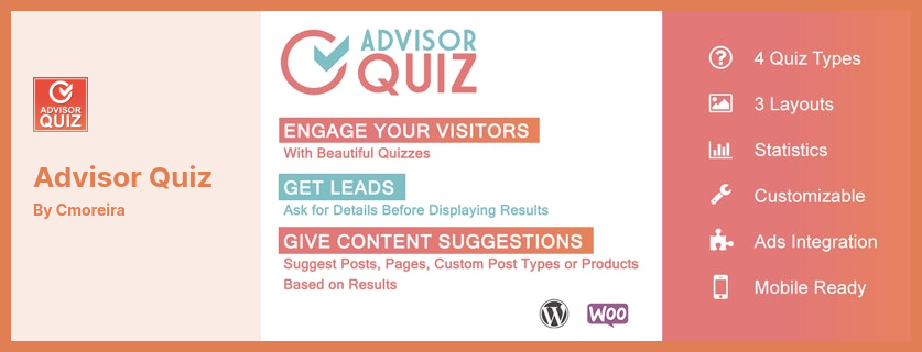 Advisor Quiz Plugin - Quiz & Test Maker Plugin for WordPress