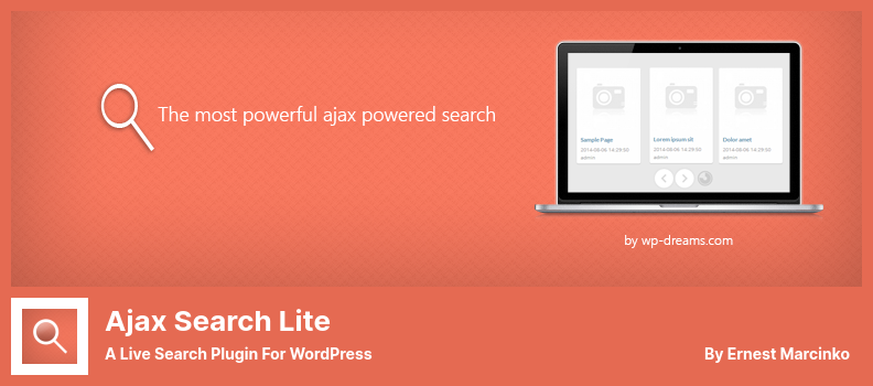 Ajax Search Lite Plugin - A Live Search Plugin For WordPress