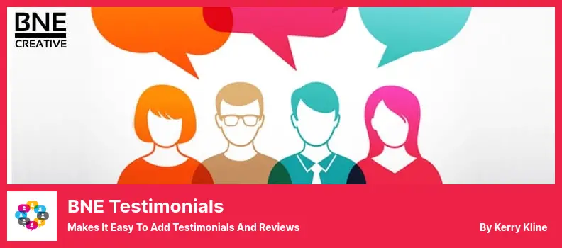 BNE Testimonials Plugin - Makes It Easy To Add Testimonials And Reviews