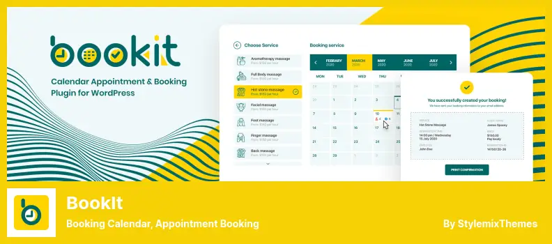 BookIt Plugin - Booking Calendar, Appointment Booking