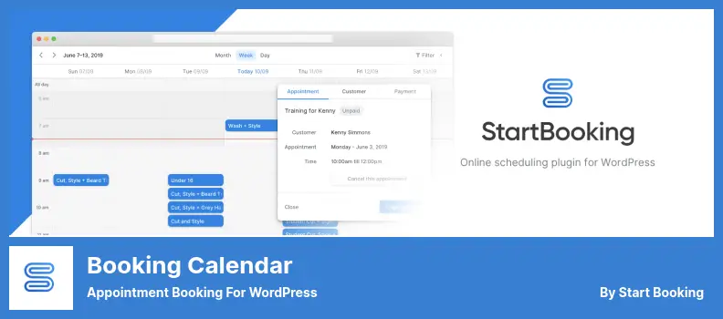 Booking Calendar Plugin - Appointment Booking For WordPress