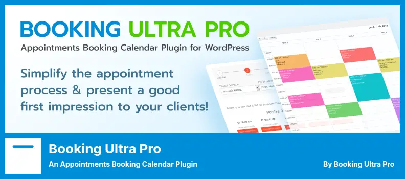 Booking Ultra Pro Plugin - An Appointments Booking Calendar Plugin