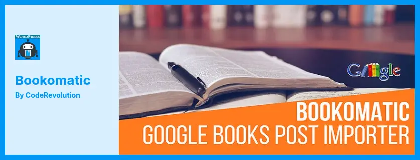 Bookomatic Plugin - Google Books Automatic Post Generator Plugin
