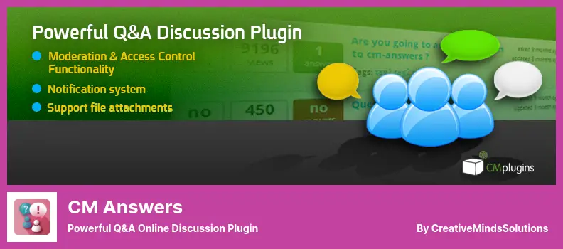 CM Answers Plugin - Powerful Q&A Online Discussion Plugin