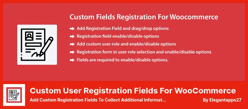 Custom User Registration Fields for WooCommerce Plugin - Add Custom Registration Fields to Collect Additional Information