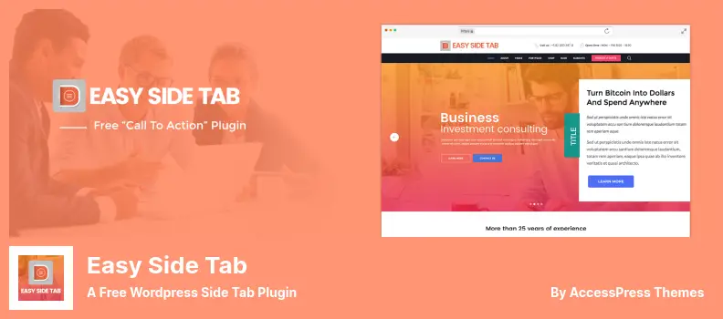 Easy Side Tab Plugin - A Free WordPress Side Tab Plugin