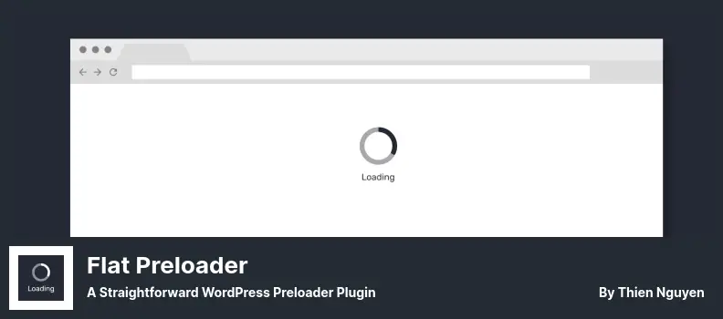 Flat Preloader Plugin - A Straightforward WordPress Preloader Plugin