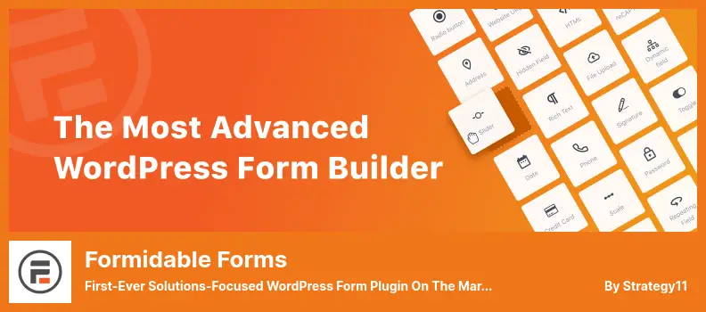 Formidable Forms Plugin - First-Ever Solutions-Focused WordPress Form Plugin On The Market