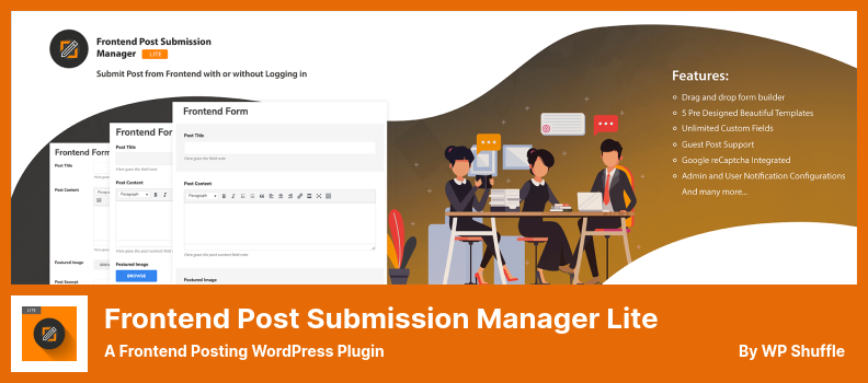 Frontend Post Submission Manager Lite Plugin - A Frontend Posting WordPress Plugin
