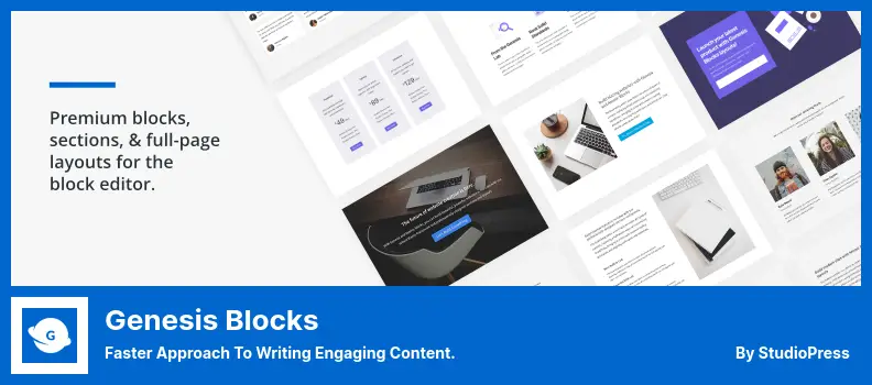 Genesis Blocks Plugin - Faster Approach to Writing Engaging Content.