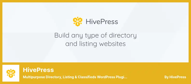 HivePress Plugin - Multipurpose Directory, Listing & Classifieds WordPress Plugin