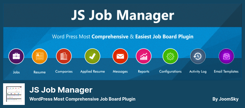 JS Job Manager Plugin - WordPress Most Comprehensive Job Board Plugin