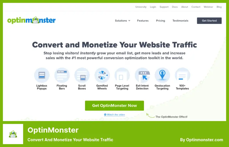 OptinMonster Plugin - Convert and Monetize Your Website Traffic