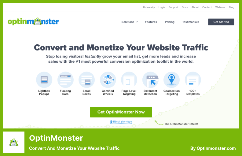 OptinMonster Plugin - Convert and Monetize Your Website Traffic