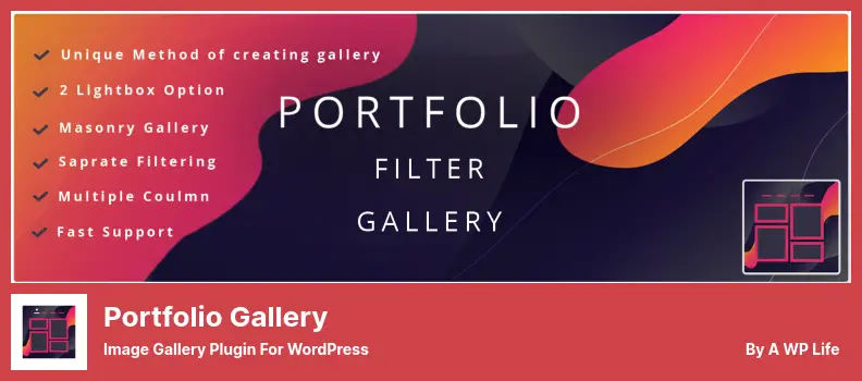 Portfolio Gallery Plugin - Image Gallery Plugin for WordPress