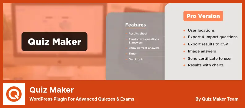 Quiz Maker Plugin - WordPress Plugin for Advanced Quiezes & Exams