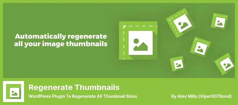 Regenerate Thumbnails Plugin - WordPress Plugin to Regenerate All Thumbnail Sizes