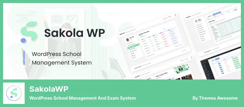 SakolaWP Plugin - WordPress School Management And Exam System