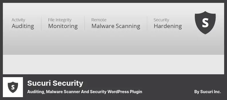 Sucuri Security Plugin - Auditing, Malware Scanner and Security WordPress Plugin