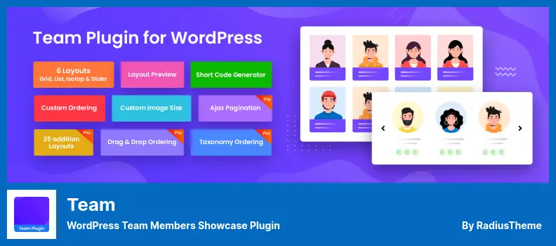 Team Plugin - WordPress Team Members Showcase Plugin