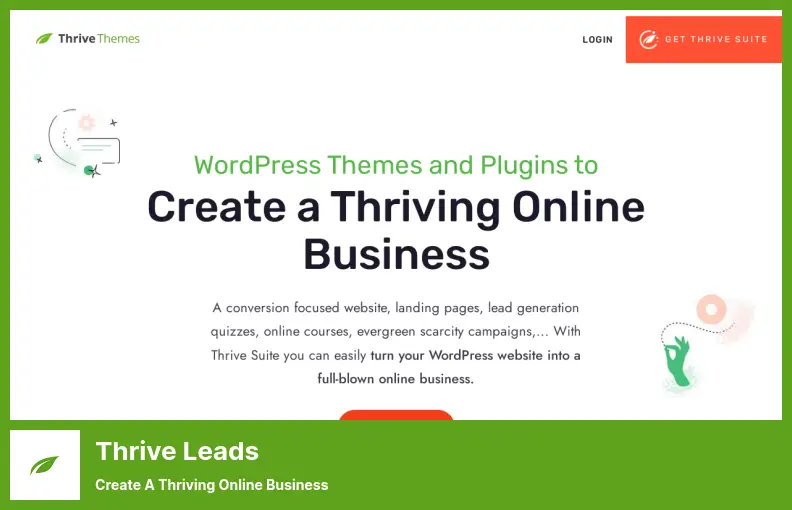 Thrive Leads Plugin - Create a Thriving Online Business