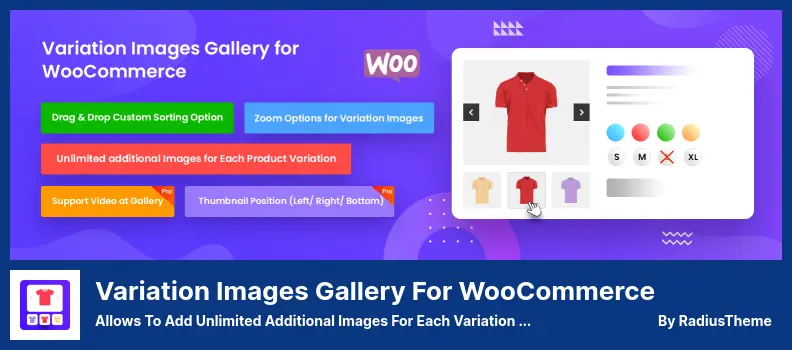 Variation Images Gallery for WooCommerce Plugin - Allows To Add Unlimited Additional Images For Each Variation Of Product