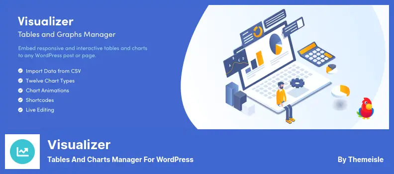 Visualizer Plugin - Tables And Charts Manager For WordPress