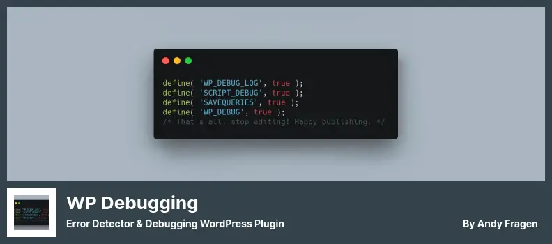 WP Debugging Plugin - Error Detector & Debugging WordPress Plugin