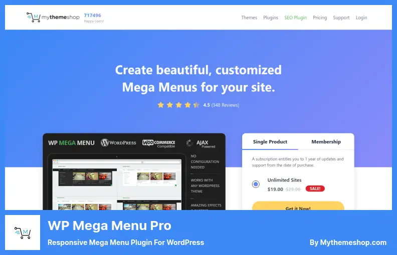WP Mega Menu Pro Plugin - Responsive Mega Menu Plugin for WordPress