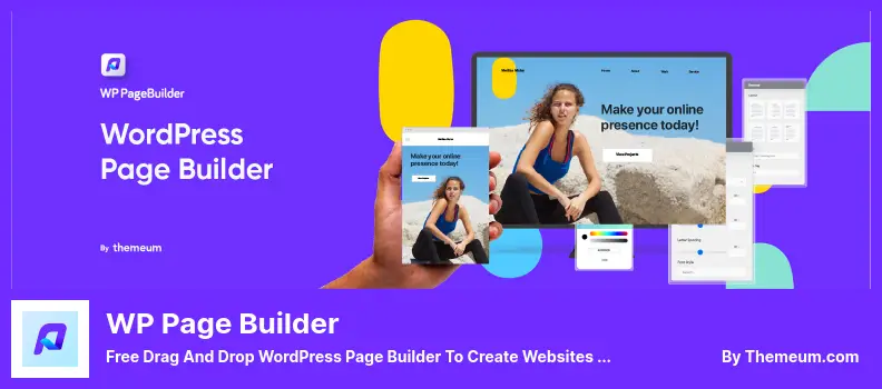 WP Page Builder Plugin - Free Drag and Drop WordPress Page Builder to Create Websites Easily