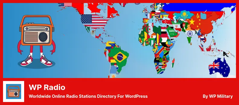 WP Radio Plugin - Worldwide Online Radio Stations Directory for WordPress
