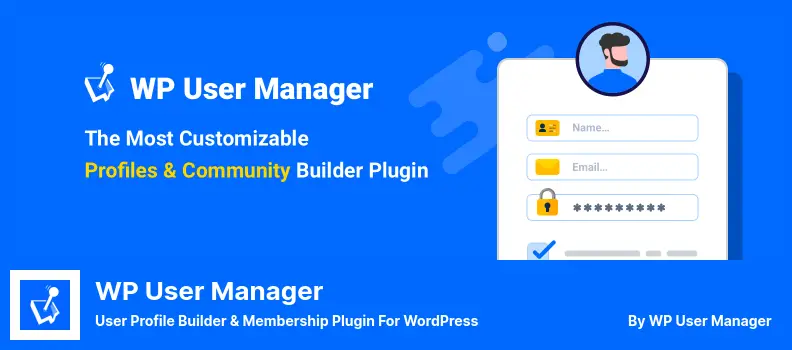WP User Manager Plugin - User Profile Builder & Membership Plugin for WordPress